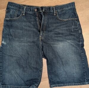 Levi's Dark Blue Jean Shorts for Men